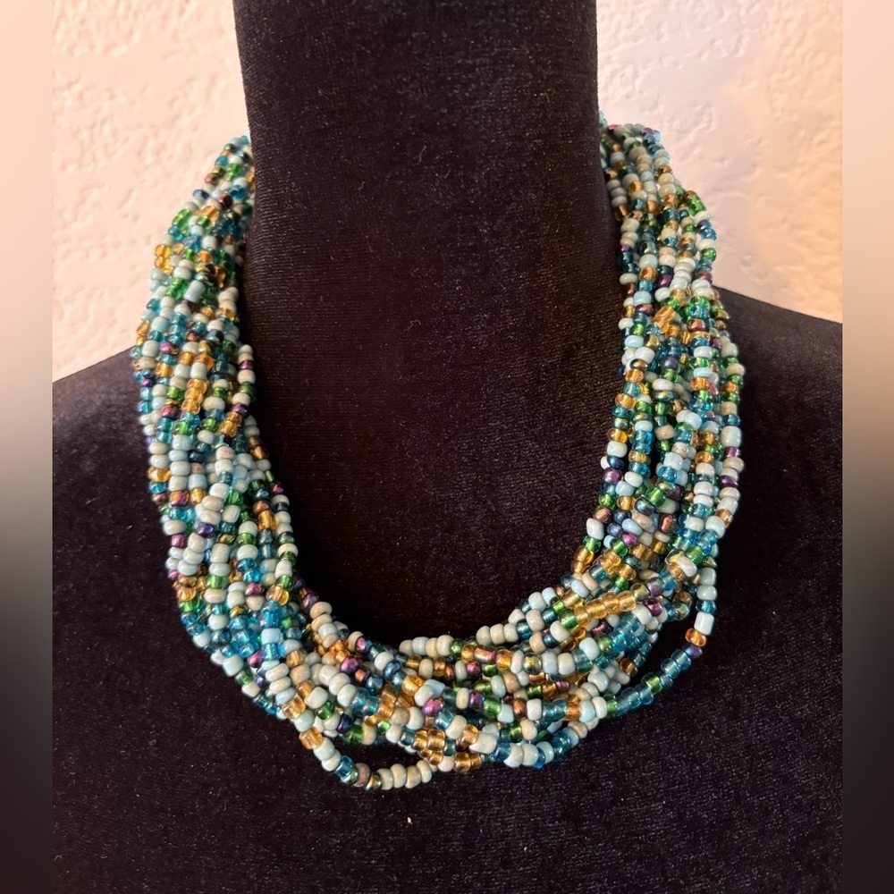 Multicolor Beaded Necklace #433 - Picture 1 of 4